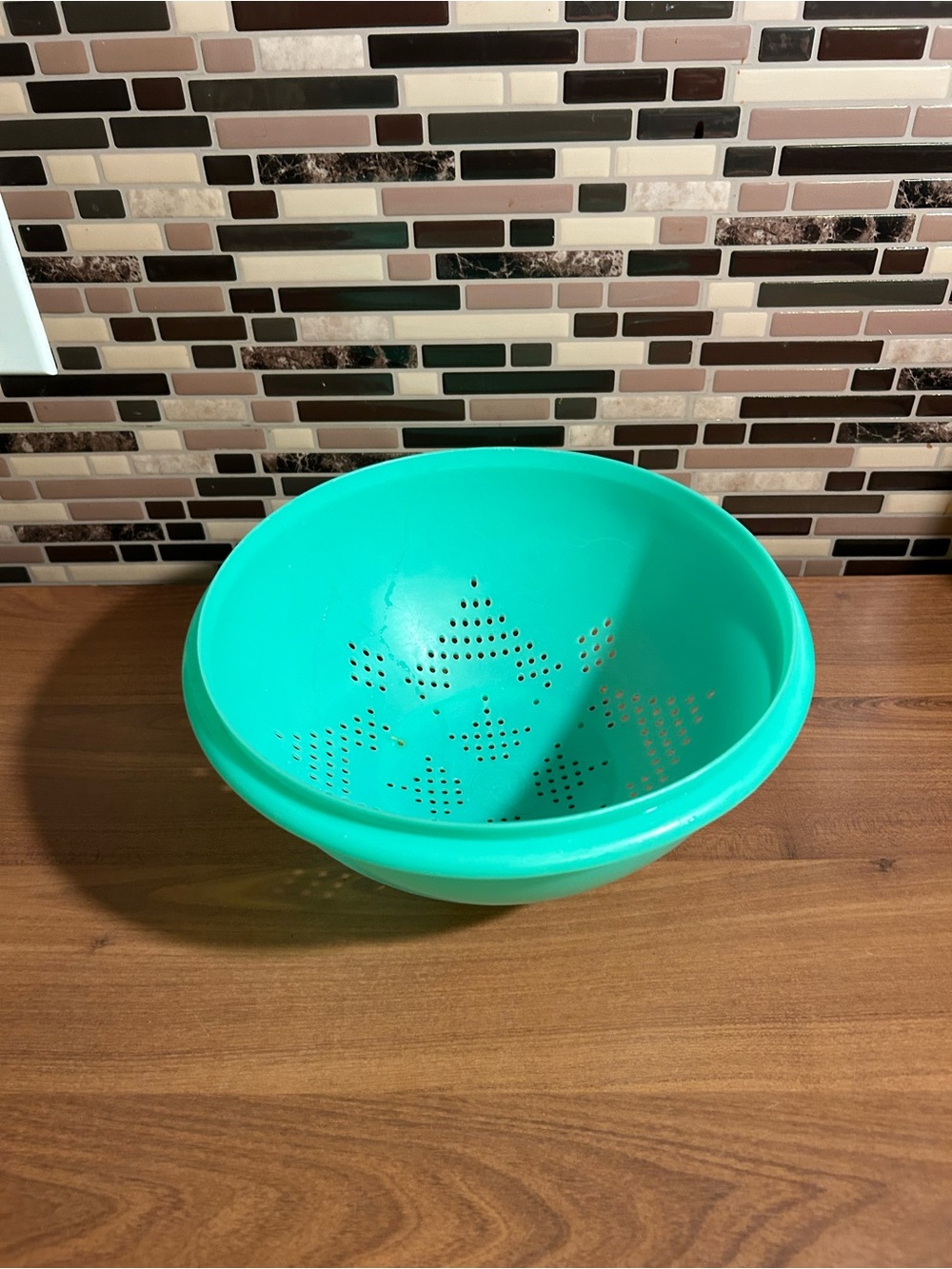 Vintage Jadeite Tupperware Colander Bowl